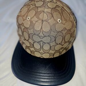 Coach Brown and Black Hat